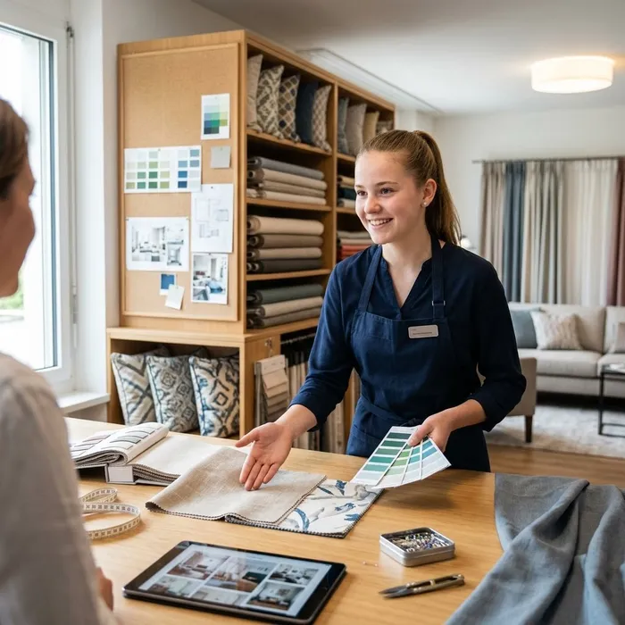 Dekorationsnäher/in EBA Kunden beraten