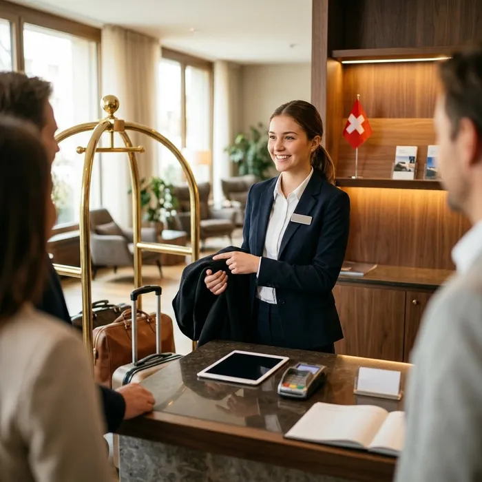 Hotel-Kommunikationsfachmann/-frau EFZ Gäste empfangen