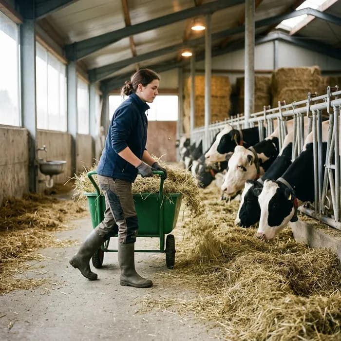 Agriculteur/trice CFC Nourrir les animaux