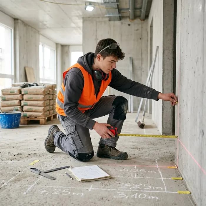 Industrie- und Unterlagsbodenbauer/in EFZ Fläche ausmessen