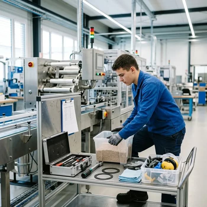 Operatore/trice di linee di produzione AFC Preparare il materiale