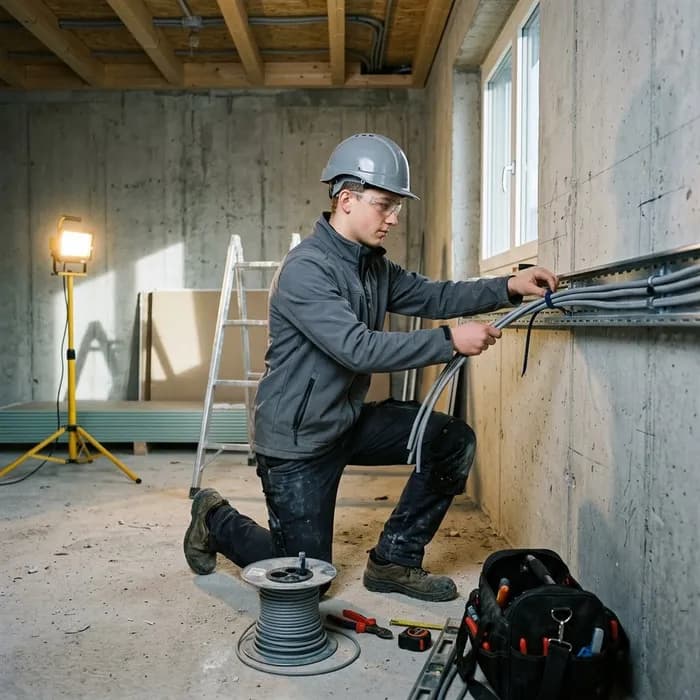 Elektroinstallateur/in EFZ Kabel verlegen