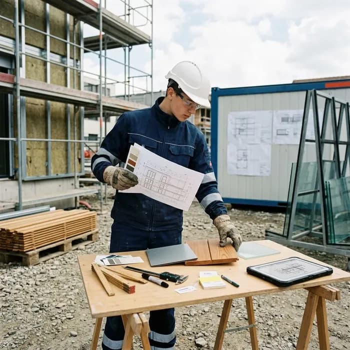 Costruttore/trice di facciate AFC Selezionare materiali